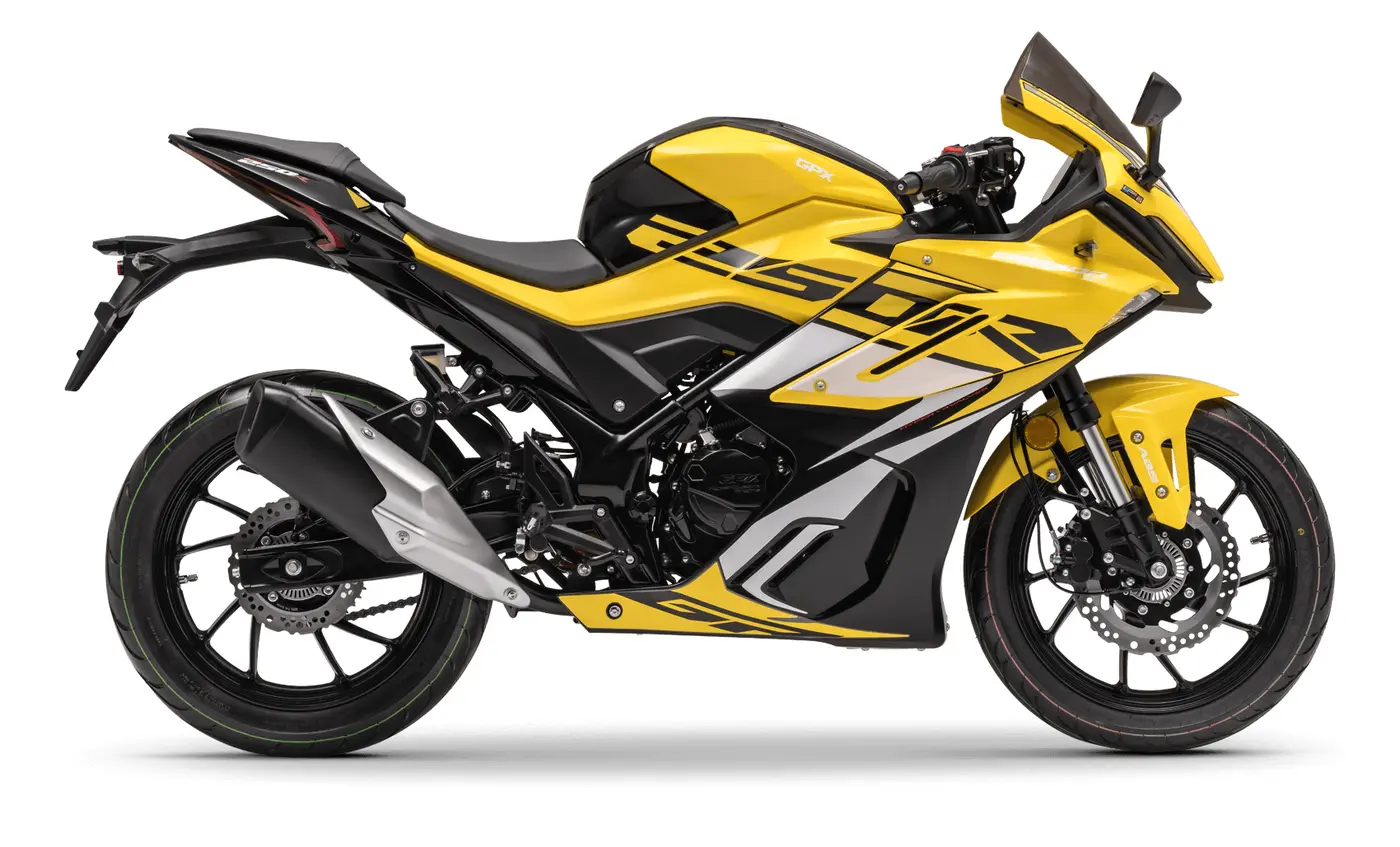 GPX Demon GR250R in Yellow Puffer