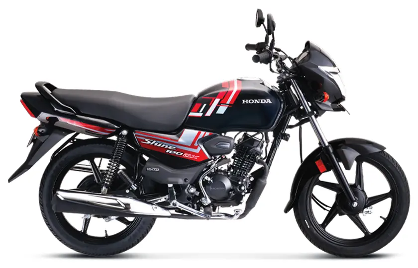Honda Shine 100 DX in Black
