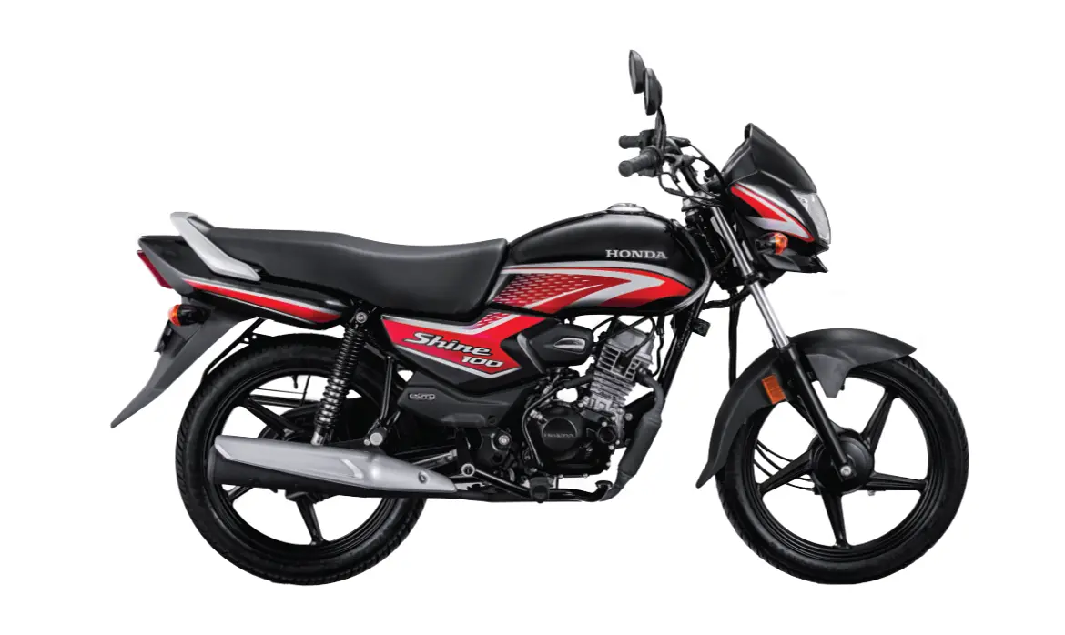 Honda Shine 100 in Red