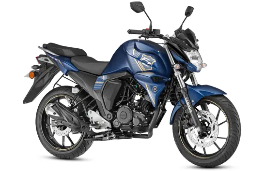 Yamaha FZS V2 in Armada Blue