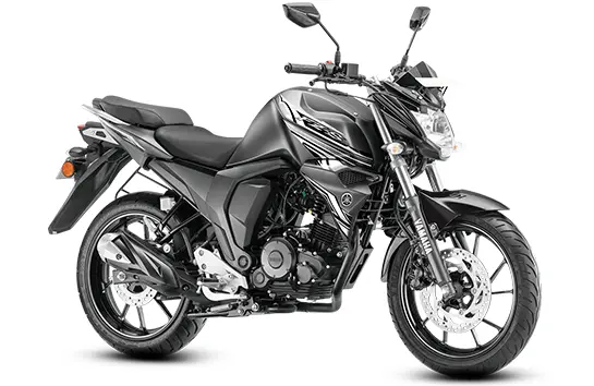 Yamaha FZS V2 in Dark Knight