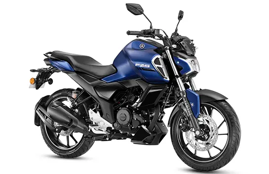 Yamaha FZS V4 in Dark Matte Blue