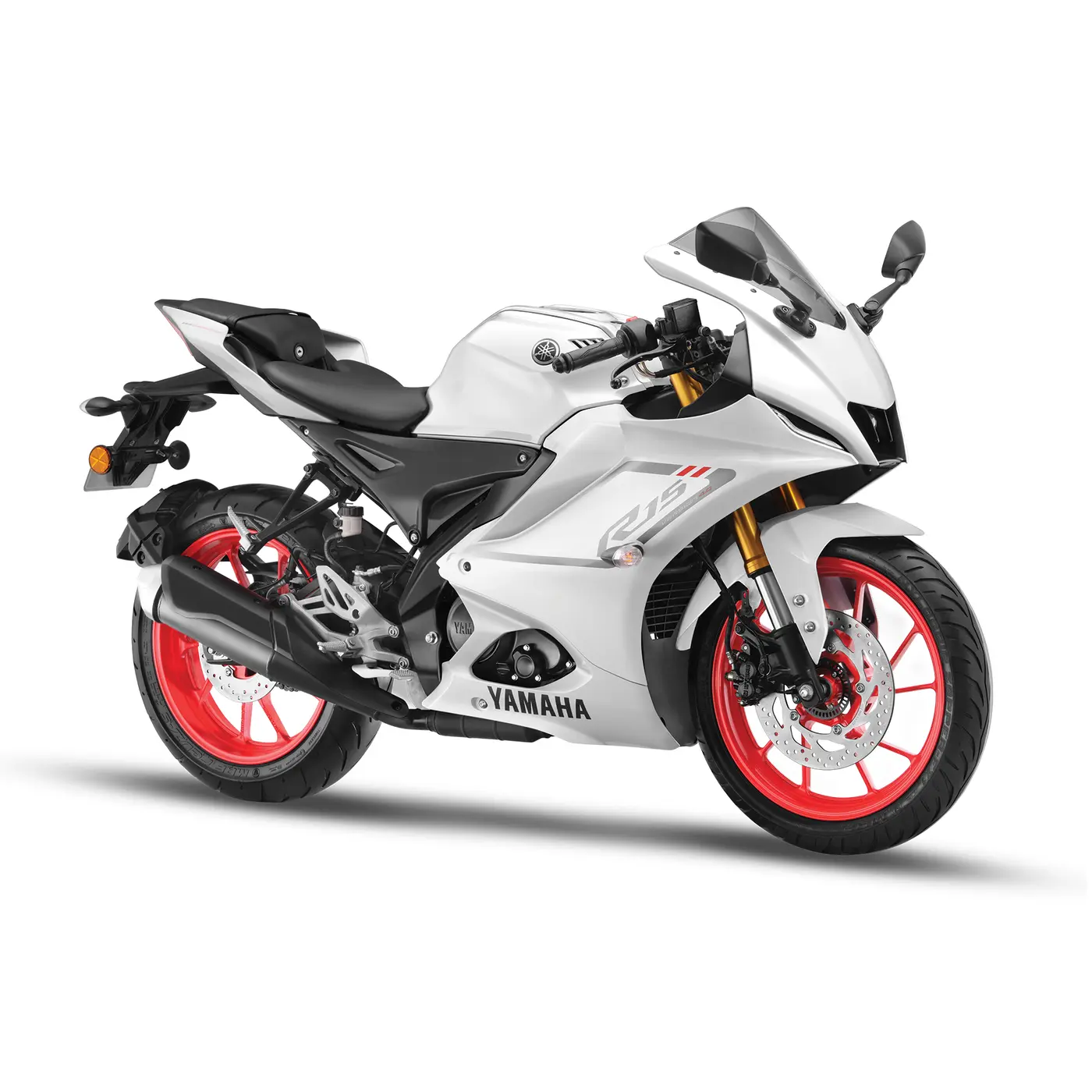 Yamaha R15 V4 in INTENSITY-WHITE