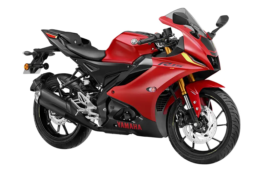 Yamaha R15 V4 in METALLIC-RED