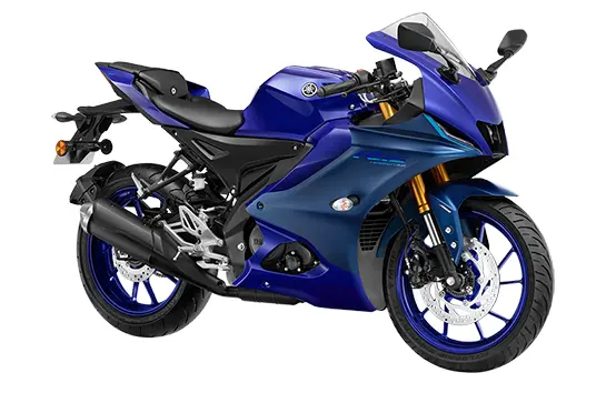 Yamaha R15 V4 in RACING-BLUE